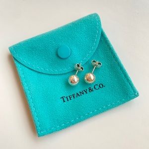 Tiffany & Co. sterling silver ball earrings
